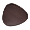Wood Serving Tray Sturdy Bamboo Simple Elegant Triangular Multifunction Wooden