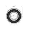 sourcing map 6202-2RS Deep Groove Ball Bearings Z2 15mm X