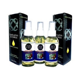 JYE Aceite de Coco JYE, Argan, Colágeno Natural Aceite natural de coco para Cuidado de la piel, tratamiento Antiarrugas, antiedad. Set de 3 frascos