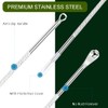 8PCS Blackhead Remover Tools,Stainless Steel,whitehead pimple acne Removal,clean tools
