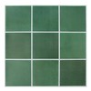 Commomy Matte Green Peel and Stick Backsplash for Kitchen -