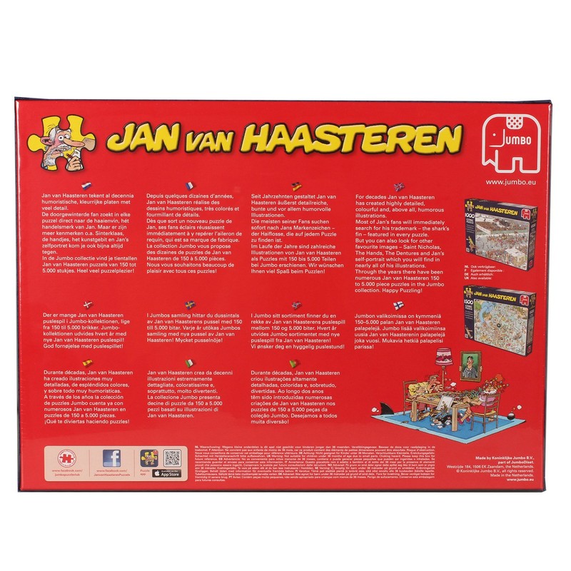 Jumbo Jan Van Haasteren Motorbike Race Jigsaw Puzzle (1000 Piece)