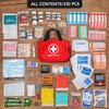 330 Piece First Aid Kit, Premium Waterproof Compact Trauma Medical