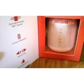 Aiwa Exos Go Wireless Portable Bluetooth Speaker (Pink)