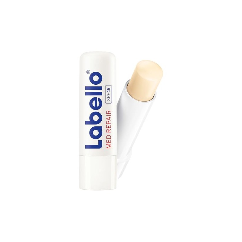 Labello Med Protection Protector Labial con SPF 15, Blanco, 4.8