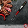 Grille Perfect Digital Meat Thermometer Fork for Grilling and Barbecue
