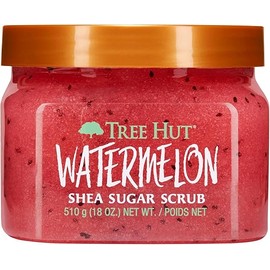 TREE HUT, Watermelon Shea Sugar Scrub, Exfoliante Corporal de Azúcar Natural con Manteca de Karité y Esencia de Sandía, Exfolia e Hidrata la Piel, 510 gramos