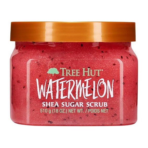 TREE HUT, Watermelon Shea Sugar Scrub, Exfoliante Corporal de Azúcar