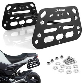 Xitomer Motorcycle Saddlebag Racks Compatible with Grom 125 MSX 125 2016-2020 Aluminum Alloy Luggage Pannier Racks