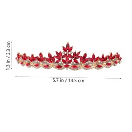 FOMIYES 3pcs Fashion Rhinestone Headdress for Brides Elegant Headband for Weddings Engagements and Special Occasions Shiny Rhinestone Hair Jewelry