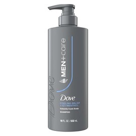Dove Men+Care Champú de 1 unidad de alivio refrescante para enfría instantáneamente el cuero cabelludo, con mentol helado, 18 onzas líquidas