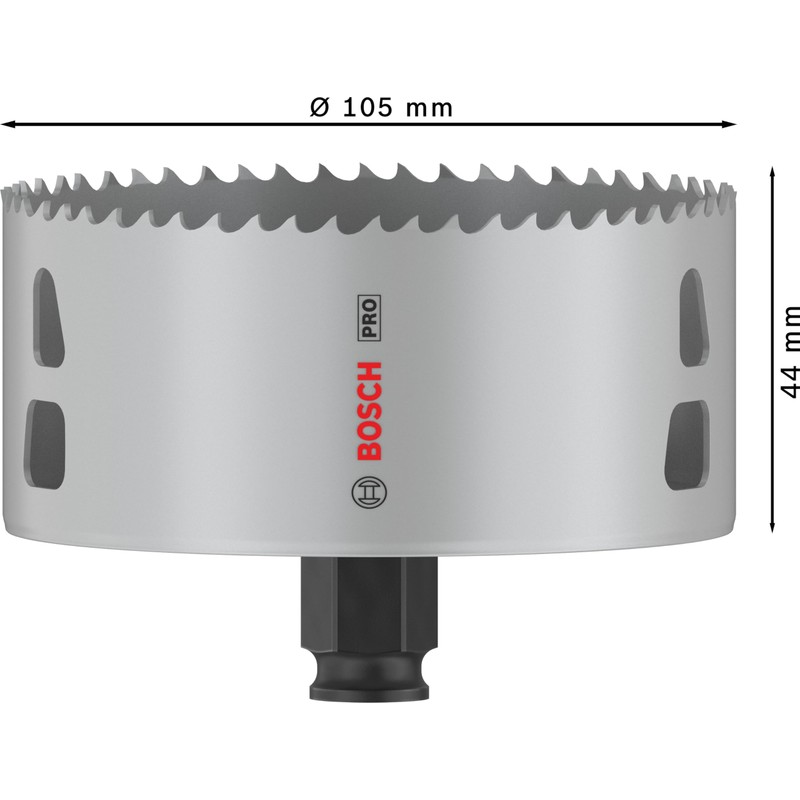 Bosch 1x PRO Multi Material Power Change Plus Hole Saw