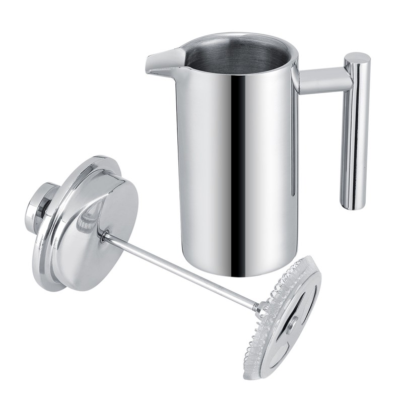 350ML Double Wall Stainless Steel Coffee Maker French Press Tea