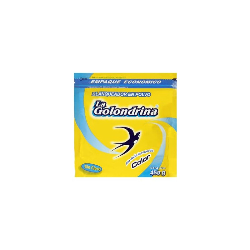 La Golondrina Quitamanchas en Polvo Clásica Sobre de 450 g