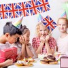 British Flag, British Flag, British Flag, Hand Wave Small Flags