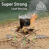 Camping Fire Pit,Stainless Steel Mesh Fire Pit for Outdoors |