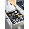 Ginza Maison Expandable Silverware Drawer Organizer - Utensil Tray for