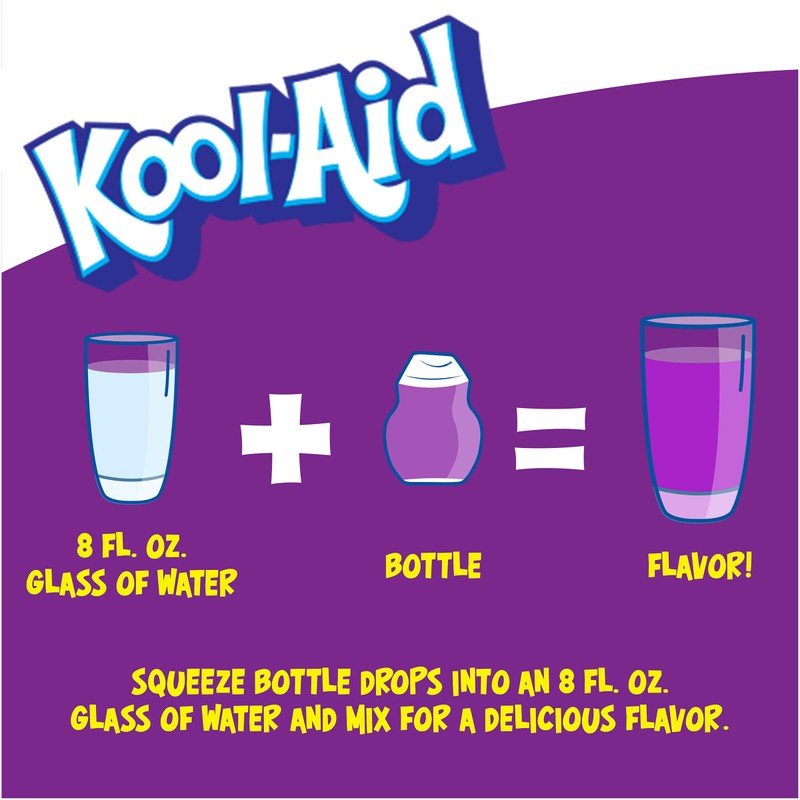 Kool-Aid Grape Liquid Drink Mix, Caffeine Free, 1.62 fl oz