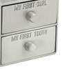 Tooth Box Metal Cute BearShape Storage Case with 2 Drawers