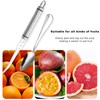 Klyuqoz Grapefruit Knife - Curved Serrated Stainless Steel, Pack of