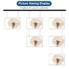 Adjustable Picture Hanging Wire Kit, 4.9ft (1.5m) Picture Rail Hanging