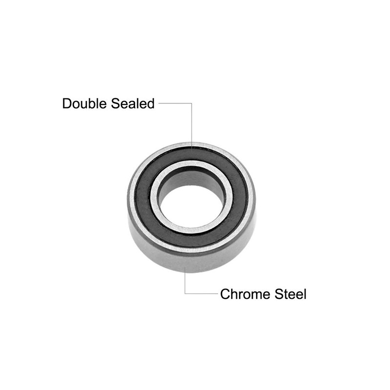 sourcing map MR126-2RS Deep Groove Ball Bearings 6 mm Inner