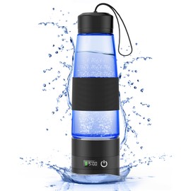 Hydrogen Water Bottle 3300+ PPB, 460ML/16.23OZ Rapid Hydrogen Water Generator - SPE/PEM Tech, Portable Rechargeable 1200 mAh Hydro Water Machine, for Home Office Travel Fitness Drinking