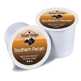 Roast Ridge Single Serve Coffee Pods Compatible with Keurig K-Cup Brewers, Southern Pecan, 100 Count