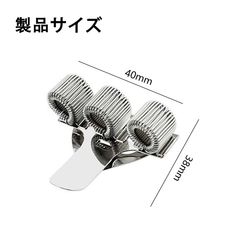 Pen Holder, Pen Loop [Set of 3] Portable Metal Pen