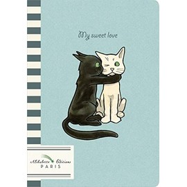 Alibabette Editions Paris My Sweet Love A6 Notebook, 100 Pages, 5.9 by 4.15" (CA2B011)