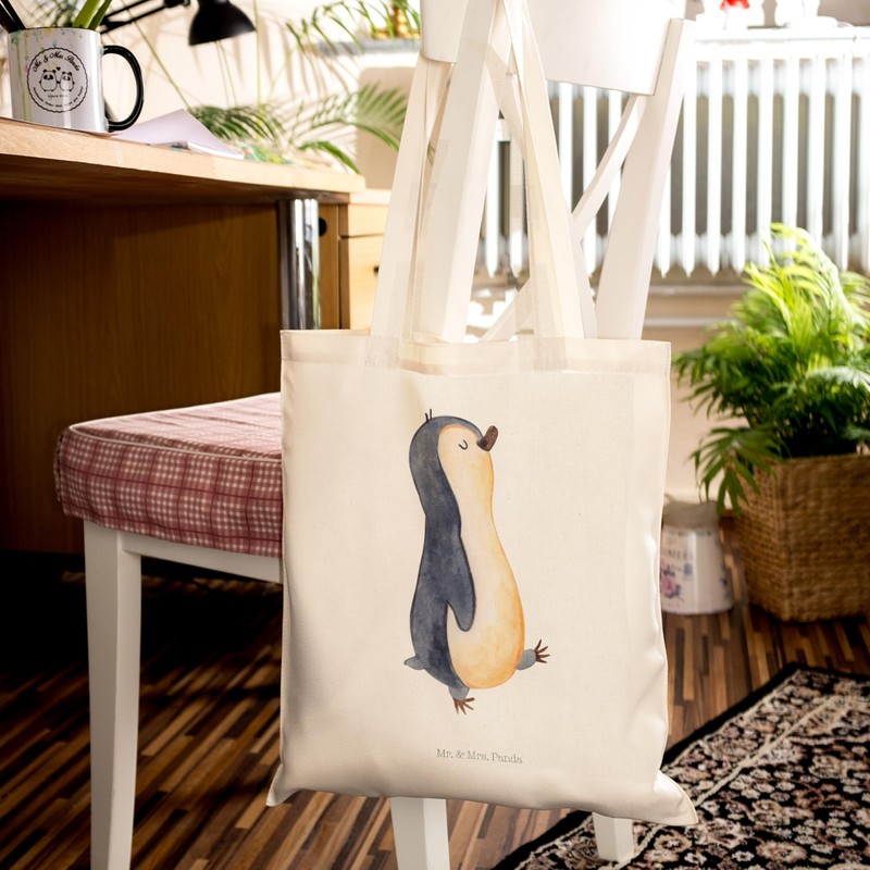 Mr. & Mrs. Panda Home Penguin Marching, White