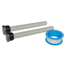 HMYNJEI 9.25" x 3/4" NPT Water Heater Anode Rods Replacement Part for RV, Camper and Trailer Water Heaters (2 Pack)