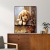 OKSGYTA Pet Dog Themed Paint by Numbers for Adults, Golden