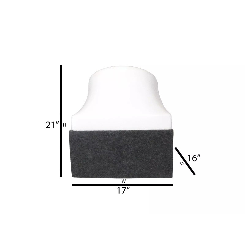 FibroPRO Single 15 fiberglass sub woofer speaker box enclosure carpeted