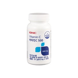 GNC Single Product GNC Vitamin C 500 (61 g (610 mg X 100 tablets) / 지엔씨 단품 GNC 비타민 C 500 (61 g (610 mg X 100정)
