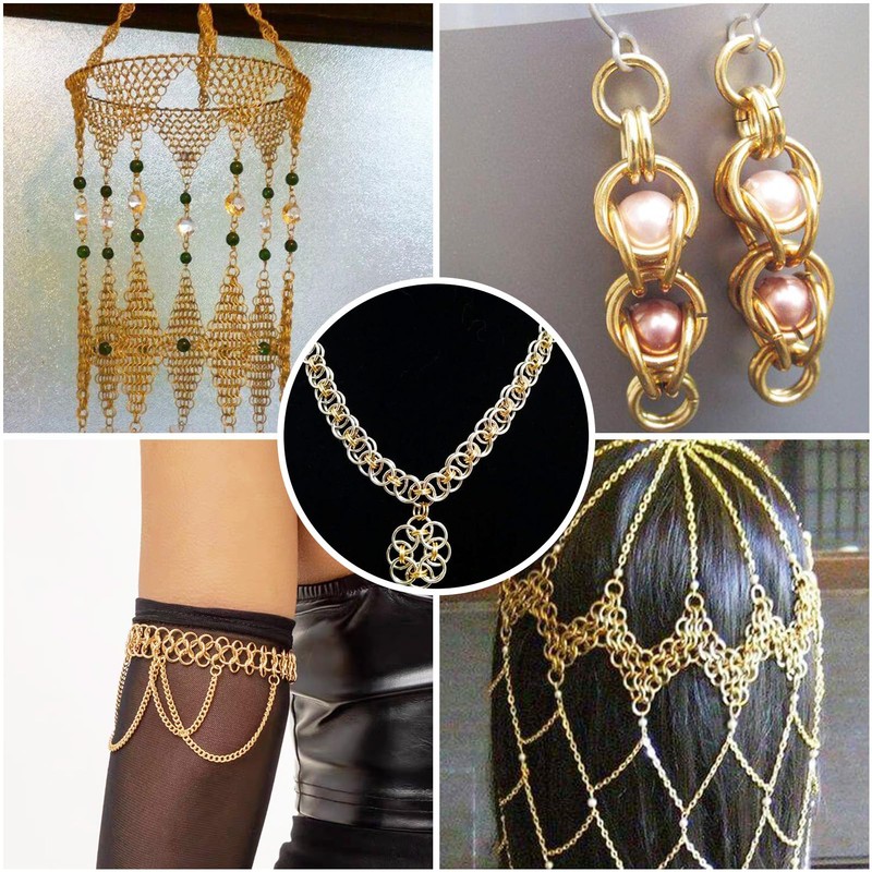 Craftdady 200pcs Stainless Steel Jump Rings 10mm Strong Metal Open