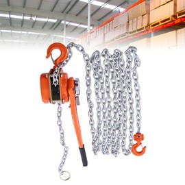 CHUNILLE Lever Block Chain Hoist Come Along Ratchet 1.5 Ton 3000LB 20FT Lifter Chain (1.5T 6M)