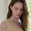 14k triple cubic mini one-touch ring earrings rose gold (individual)