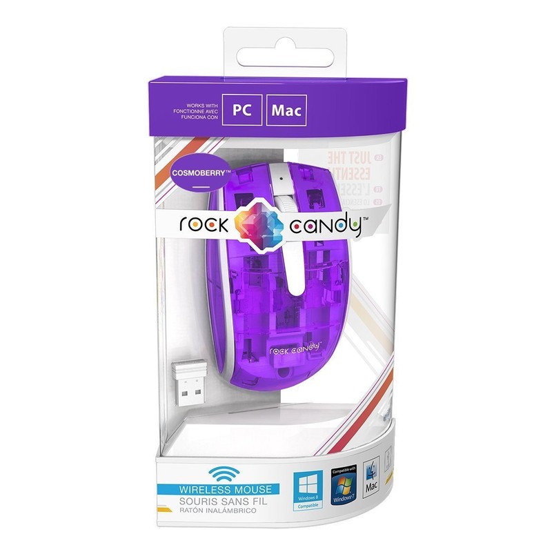 Performanced Designed Products Rock Candy Wireless Mouse-Cosmoberry (904-002-NA-PR)