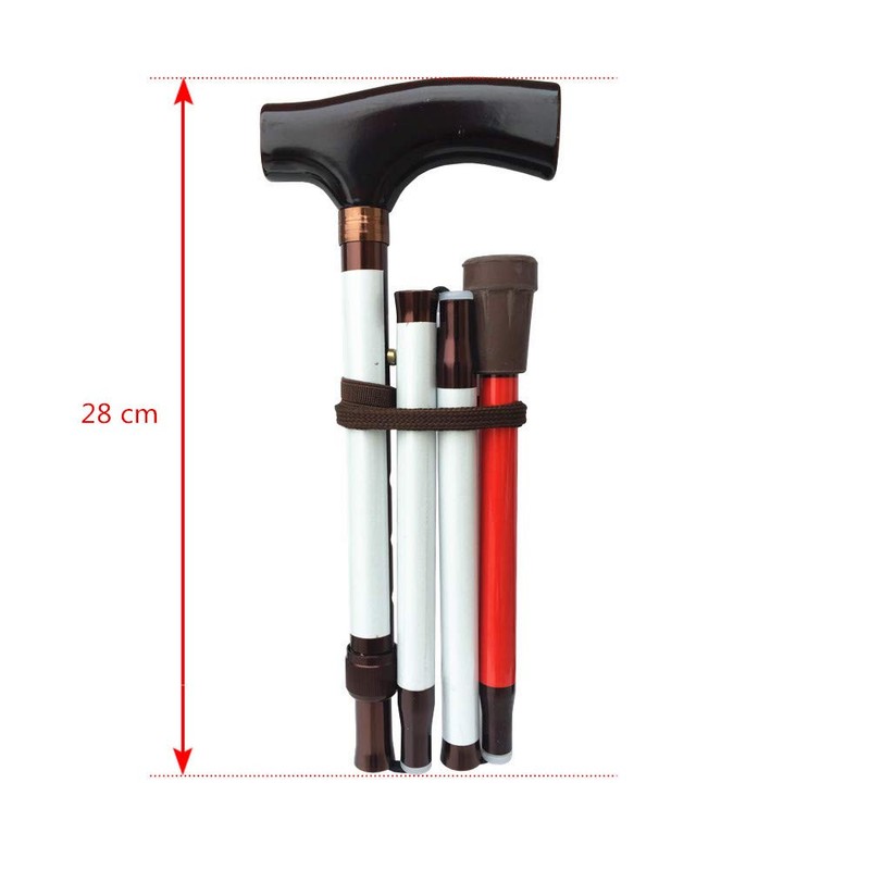 Adjustable Folding Support Walking Cane for The Blind 31.5 inch