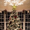 LED Snowflake Projector Star Christmas Tree Topper