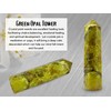 Green Opal Crystal Towers ~ Natural Healing Crystal Point Obelisk