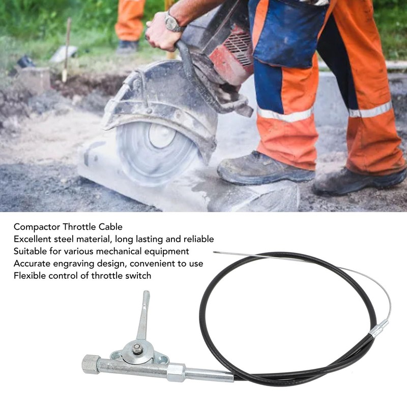 Yuezhongoo Compactor Throttle Switch Pull Cable, Replacement of The Compactor