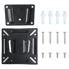 14-27 Inch Universal TV Wall Mount, Ultra Slim Fixed Monitor Wall Bracket for Most 14-27 inch LED/LCD/OLED/Plasma TV up to 30lbs with Max VESA 100×100 mm, Versatile Replacement Stand Mount