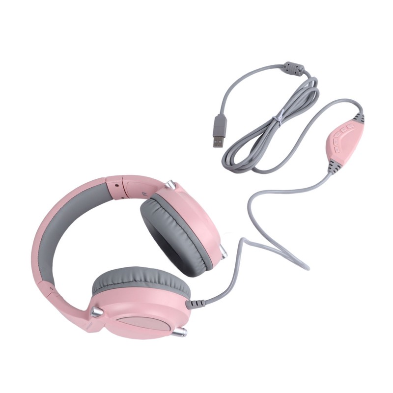 Gaming Headset 7.1 Sound RGB Light 50mm USB Powerful Bass
