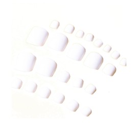 24Pack Press On Nails, Full Coverage Glossy Fake Nails,Press On Toe Nails, Suitable For Women And Girls Everyday Decoration