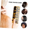 IWOWHERO 2 Pcs Wide Tooth Comb Durable Acetate Detangling Comb