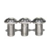 ISO 7380 Oval Screws with I-6 Point A2 Stainless Steel