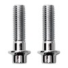 WOWTK 2Pcs M10x1.5 Metric Chrome Front Brake Caliper Bolts Kit
