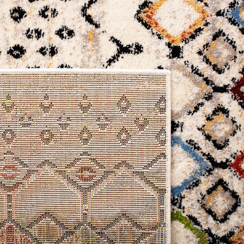 SAFAVIEH Amsterdam Collection AMS108K Moroccan Boho Non-Shedding Living Room Bedroom